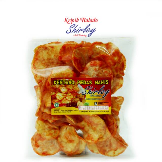 

Keripik Kentang Pedas Manis Khas Minang 250gr - Shirley