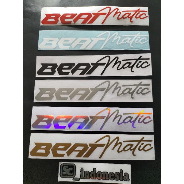 STIKER CUTTING BEAT MATIC