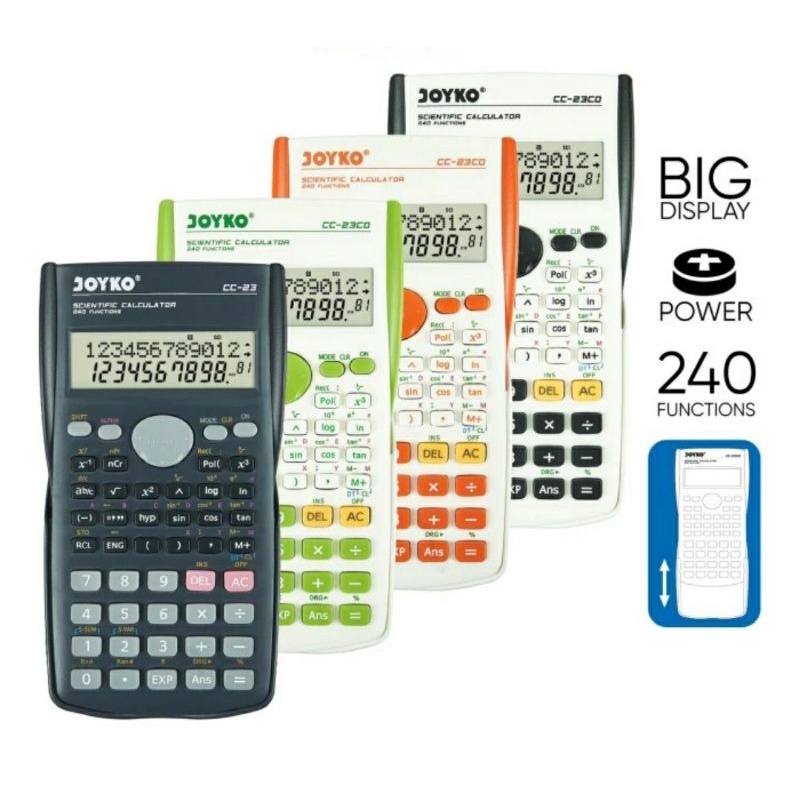 

KALKULATOR SCIENTIFIC CC-23 12 DIGIT JOYKO