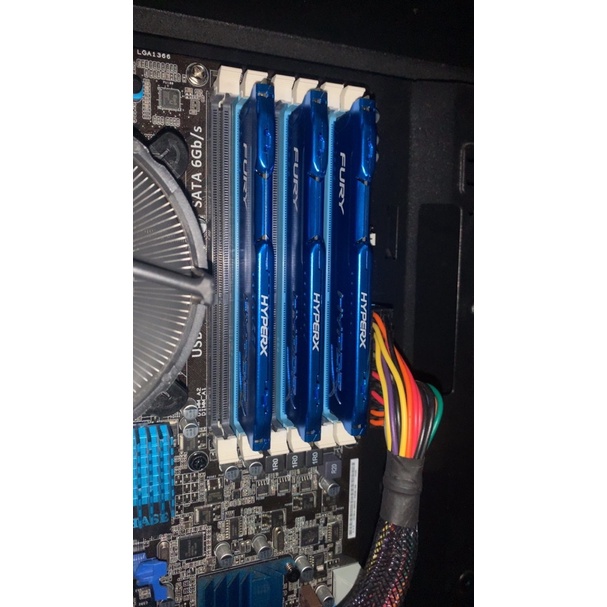 Memori Desktop DDR3 4GB 8GB 1600Mhz 240pin Dimm game RAM PC3-12800 Hitam Biru Merah Putih