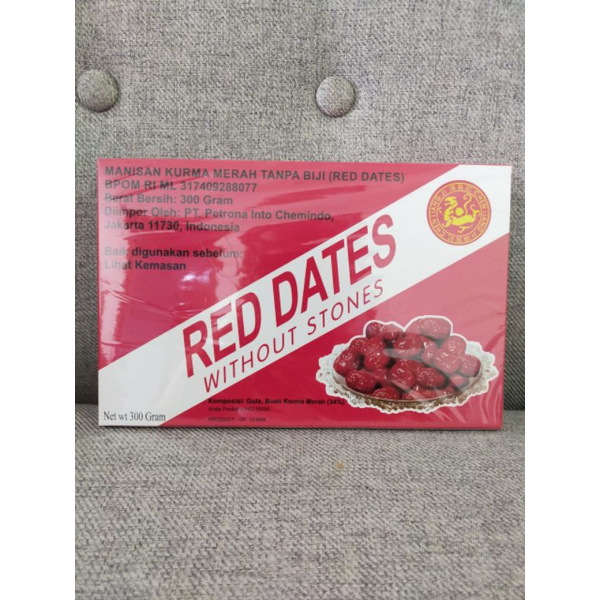 

Red Dates without stones/ Manisan kurma tanpa biji kemasan 300gr