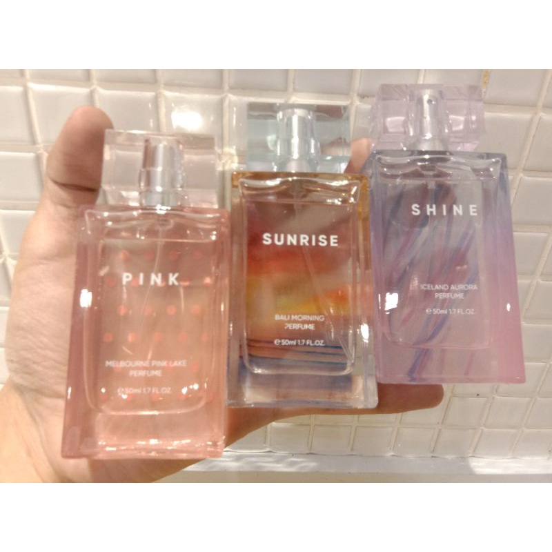 MINISO PARFUM GREEN PINK LAKE SUNRISE BALI MORNING SHINE ICELAND AURORA PARFUME SERIES BEST SELLER