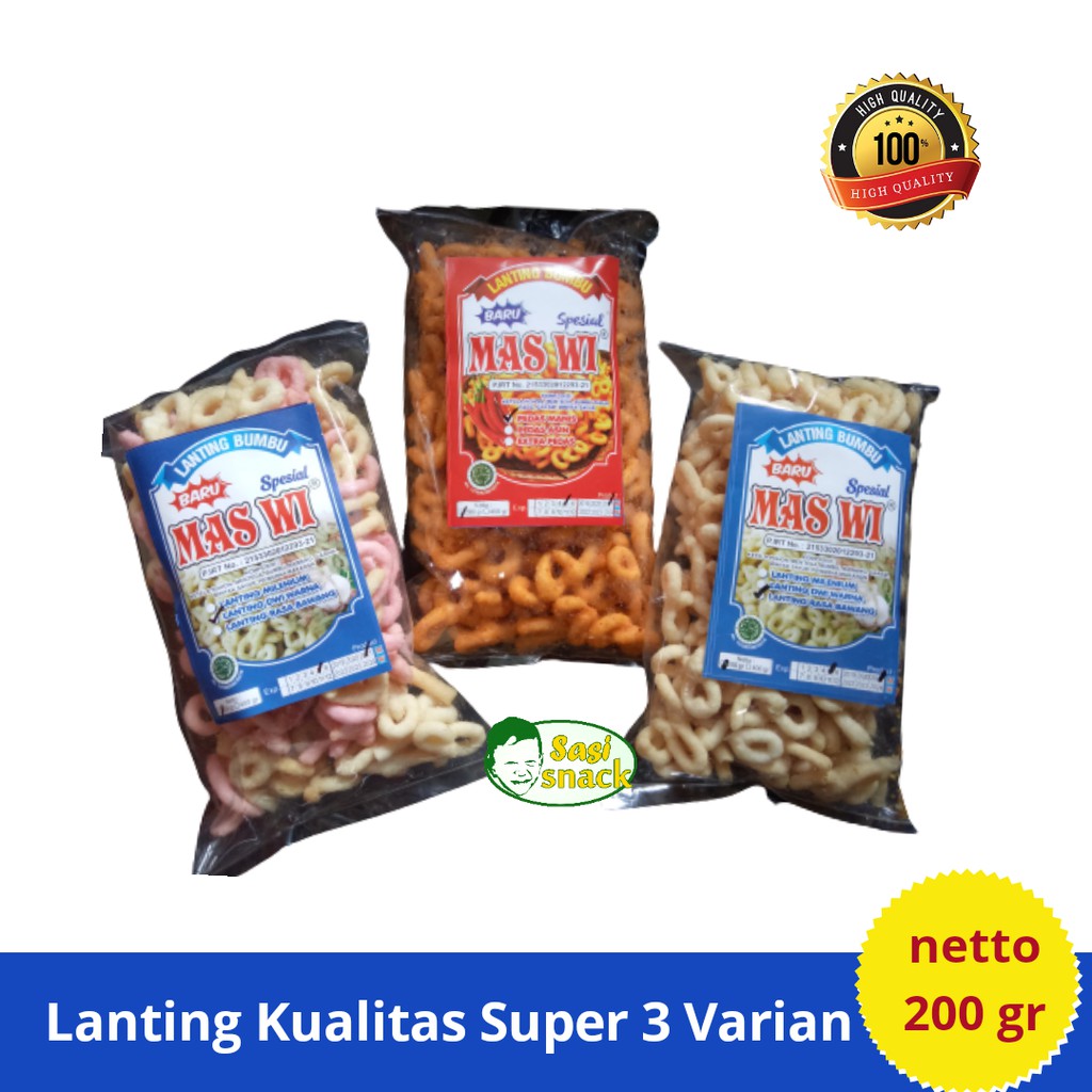 LANTING BUMBU Khas Jogja Fresh dan Renyah 200 Gr