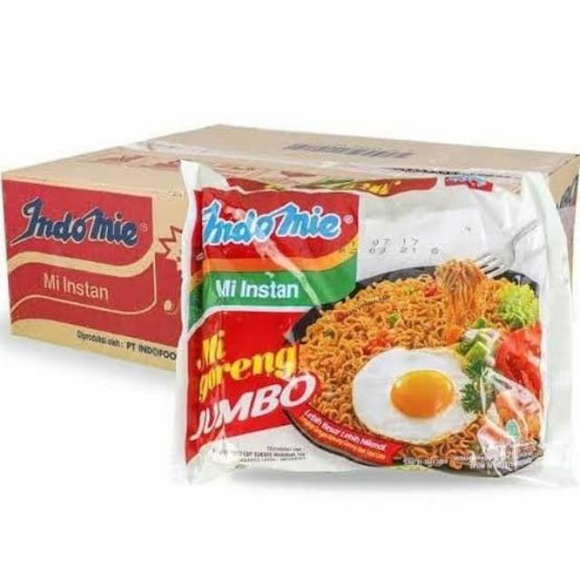 

1 dus indomie goreng jumbo isi 24 bungkus