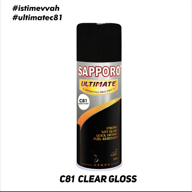 

Sapporo Ultimate C81 Clear Gloss / Pernis / Finishing / Sapporo Spray