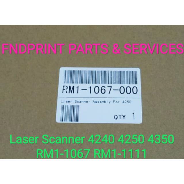 Laser Scanner Assembly HP LaserJet LJ 4240 4250 4350 RM1-1067 RM1-1111 NEW ORIGINAL QUALITY