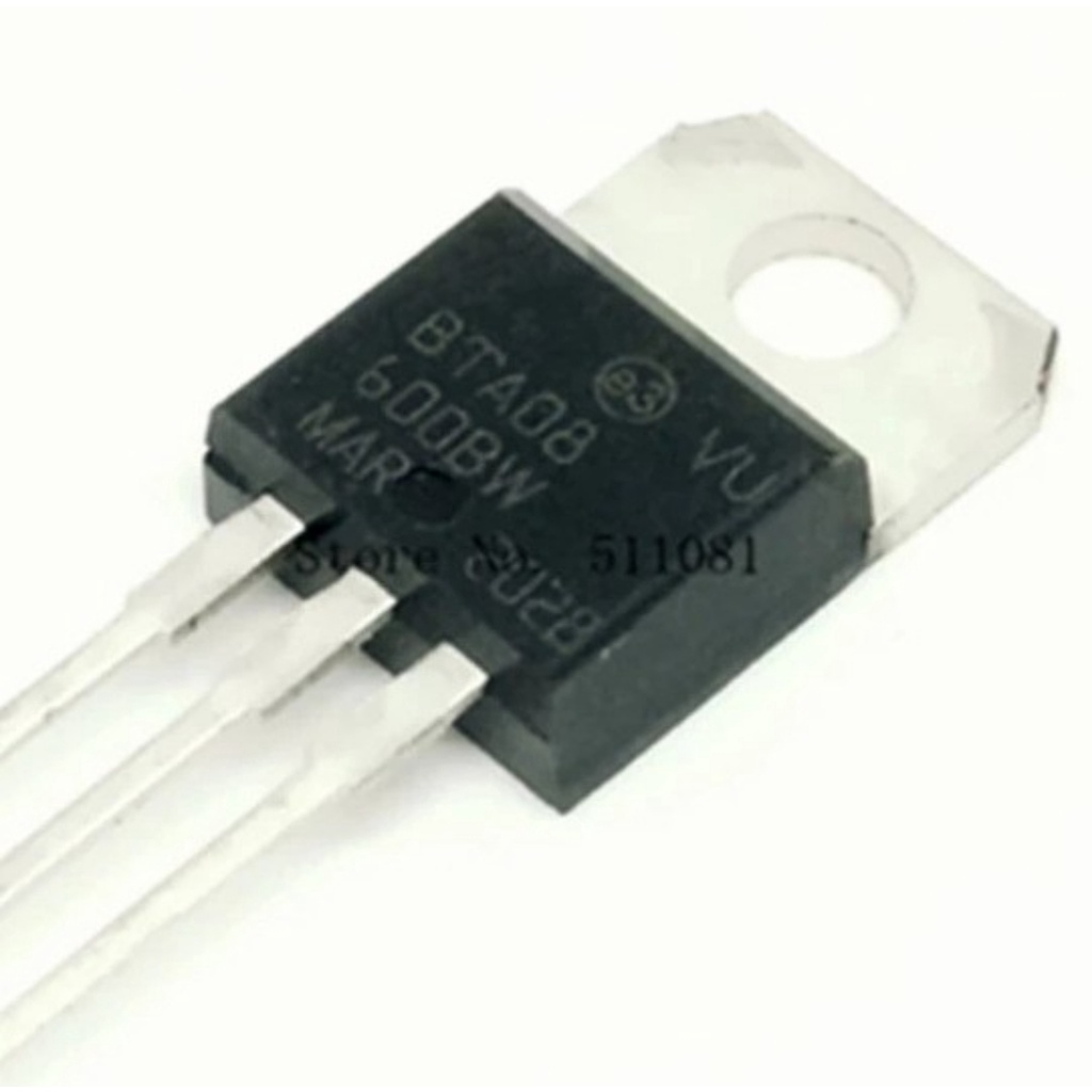 BTA08-600B BTA08-600BW BTA08 BTA08600B Triac Thyristor 8A 600V To-220