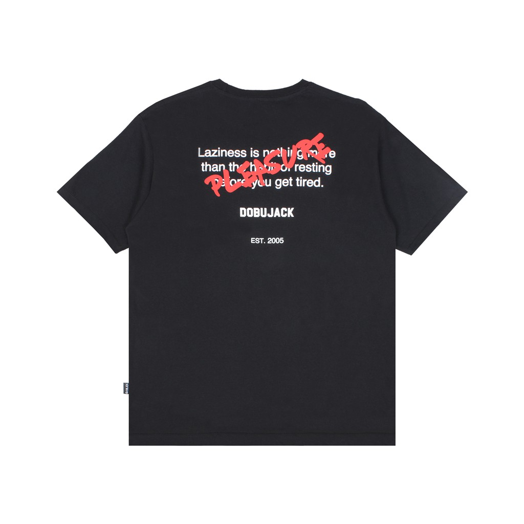 

Dobujack Tshirt Laziness Black Tees