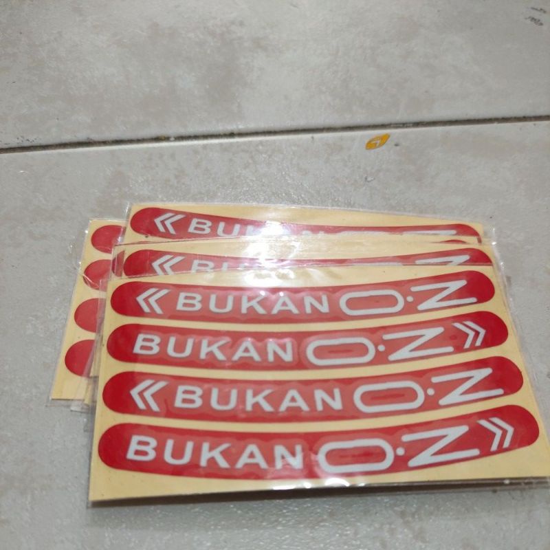 stiker pellk motor bukan OZ