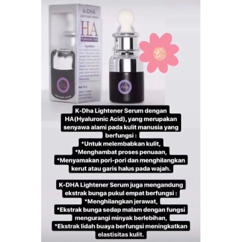 serum K-dha/bening