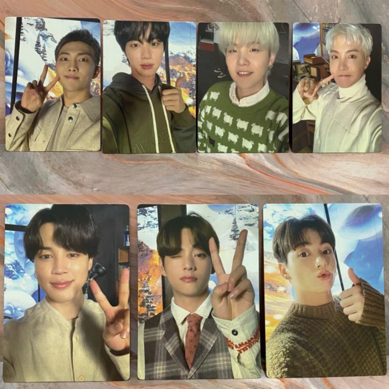 BTS Official Little Wishes Photocard PC Special Gift 7 SPC RM Suga Jin Jhope Jimin V Jungkook Namjoo