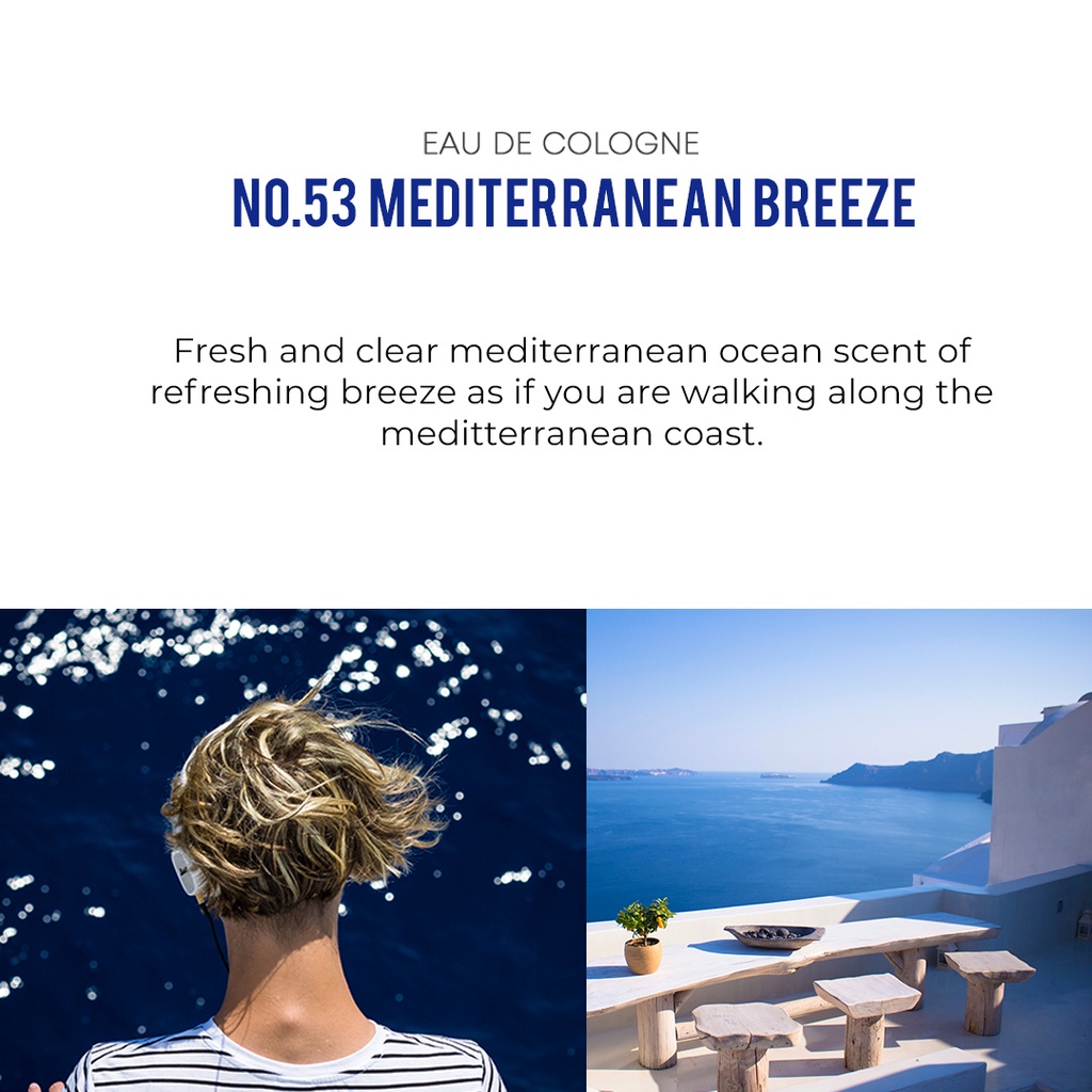 W DRESSROOM Dress &amp; Living Clear Perfume No. 53 Mediterranian Breeze (70ml) -  Parfum Korea BTS