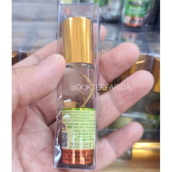 GREEN HERB OIL NOVOLIFE | Minyak Angin Ginseng Thailand