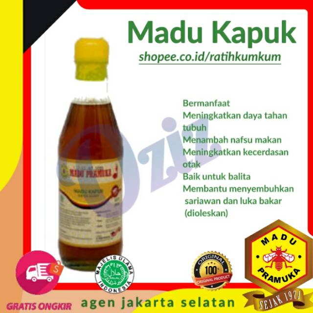 

Madu Kapuk Pramuka 350ml asli original suplemen alami agen resmi