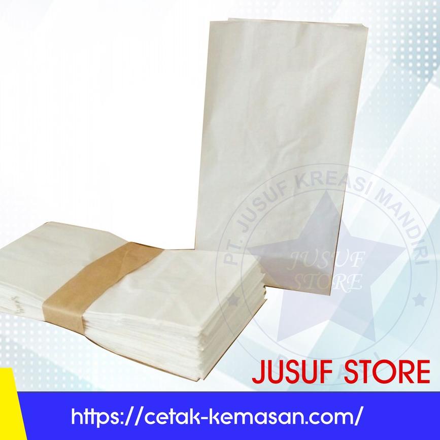 

♙ Paperbag polos foodgrade isi 250pcs/pack ✬