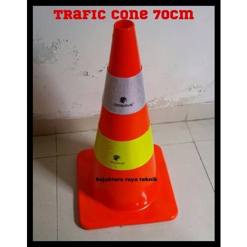 Traffic Cone 70Cm Kerucut / Trafic Cone 70Cm Kode 32