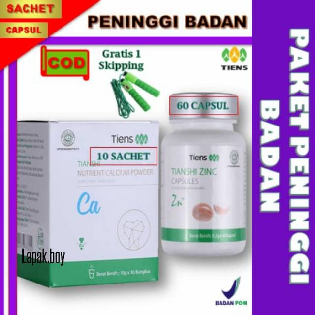 HYPERGROW PENINGGI BADAN ORIGINAL SUSU+KAPSUL OBAT PENINGGI BADAN SUPER GROW UP
