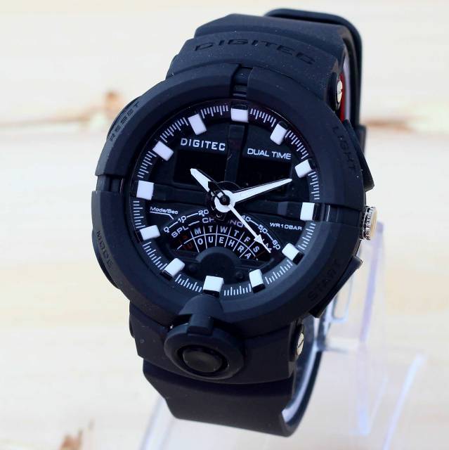 Jam Tangan Pria Digitec Original Rubber Water Resist