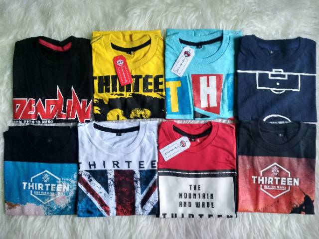 Kaos distro anak min 12pcs mix