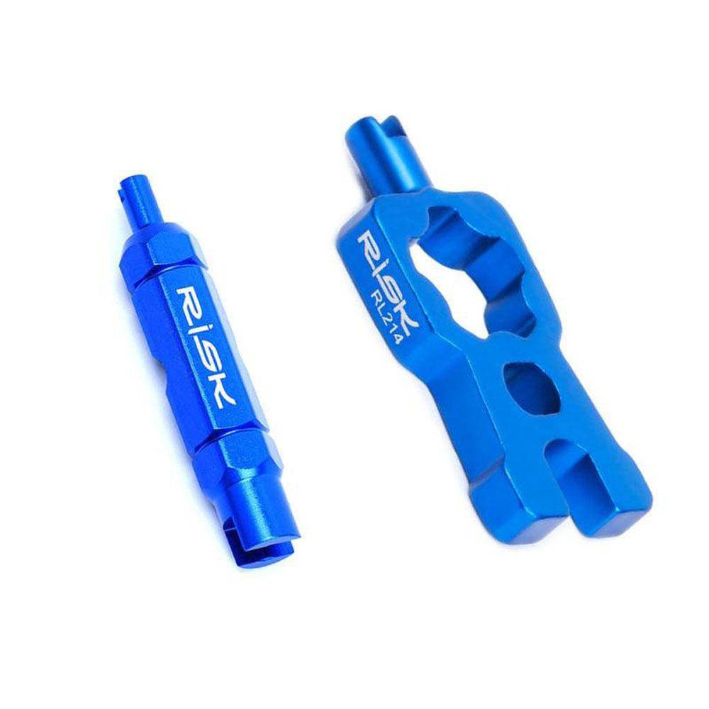 Lanfy Valve Core Remover Sepeda Gunung MTB Tubeless Double-head American French Valve Katup Gas Tools