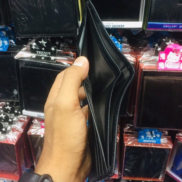 dompet pria bahan kulit asli campuran produk lokal berkualitas #dompet #dompetcowok #dompetlipat