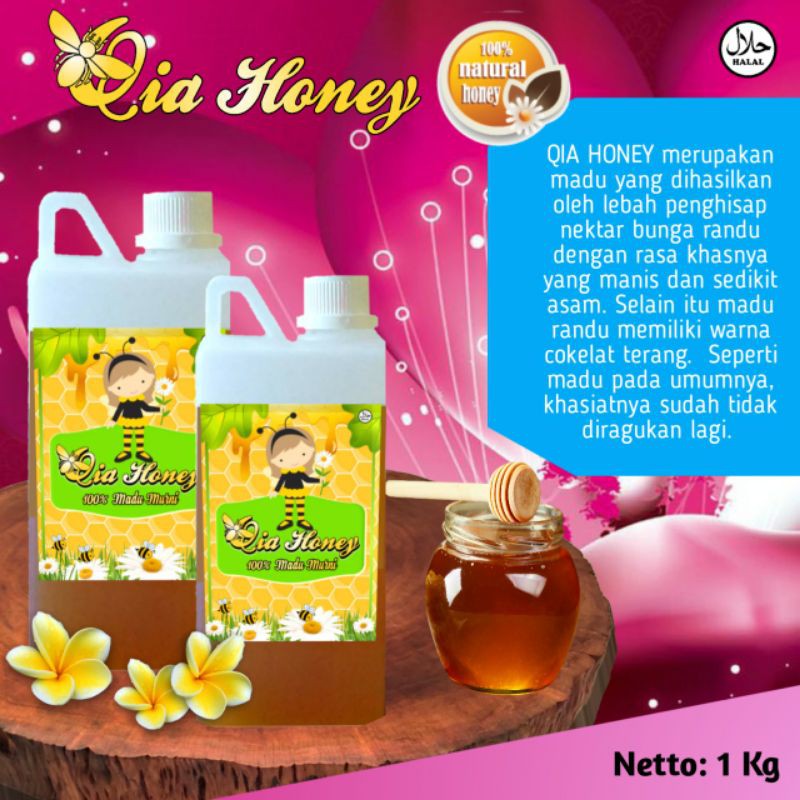 

Qia Honey_Madu Murni/Madu Randu/1 kg