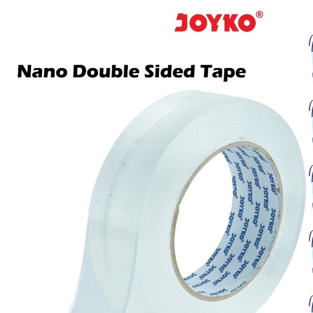 Nano Magic Double Tape Bening 1mtr x 3cm x 2mm Original JOYKO NDST-1