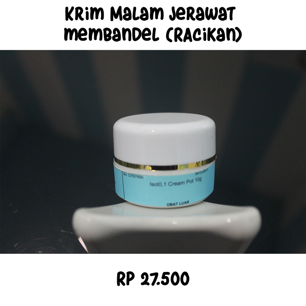 Krim Malam Jerawat Membandel (Isotretinoin)