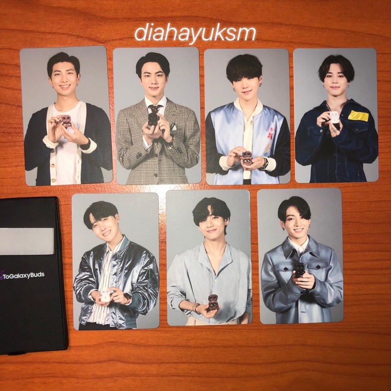 BTS PC Lamaran Samsung Galaxy Buds Live Photocard