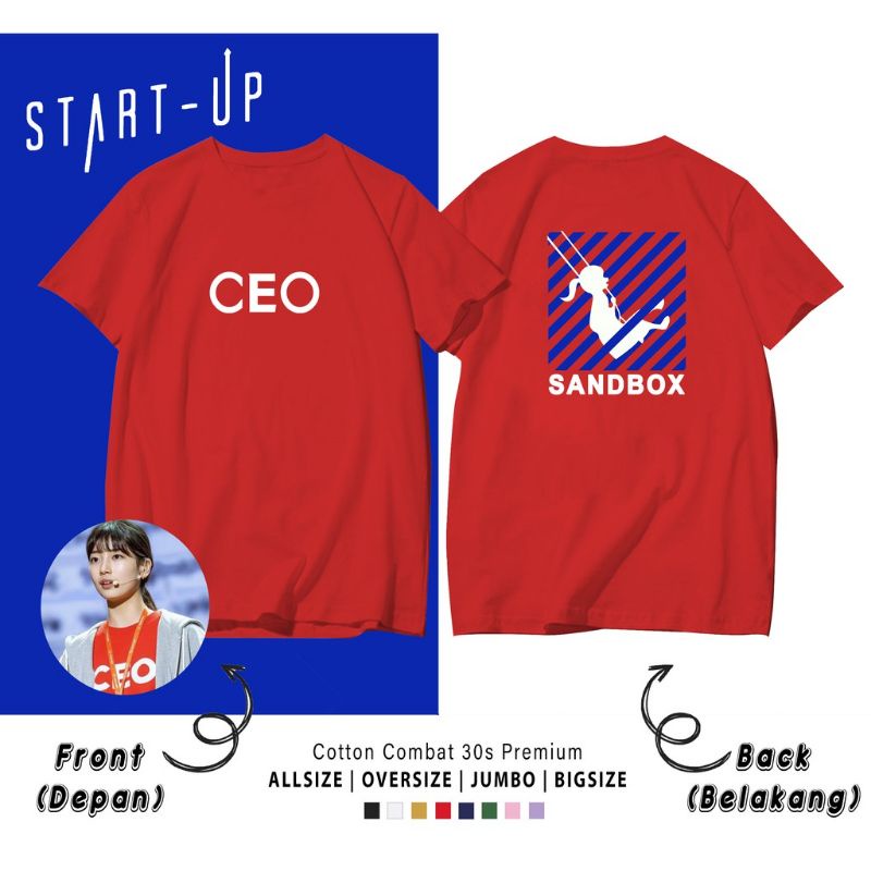KAOS START UP KOREA FRONT BACK/T-SHIRT START UP K-DRAMA