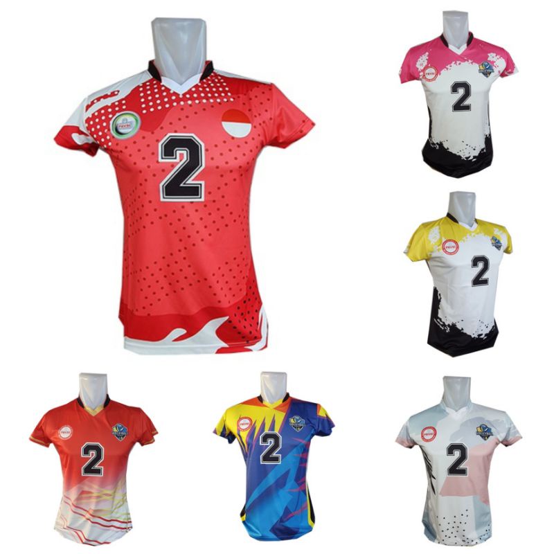 PROMO COD jersey voli volly cewe full printing BNI 2022 PREMIUM / COD jersey voli volly cewe wanita 