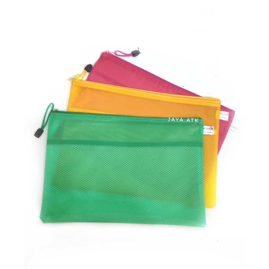 

MAP ZIPPER SLETING A4 TEMPAT DOKUMEN SLETING TAS POUCH KOSMETIK WARNA ZIP DOCUMENT BAG