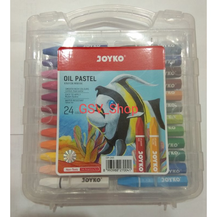 Crayon Joyko 24 warna / Oil Pastel / krayon