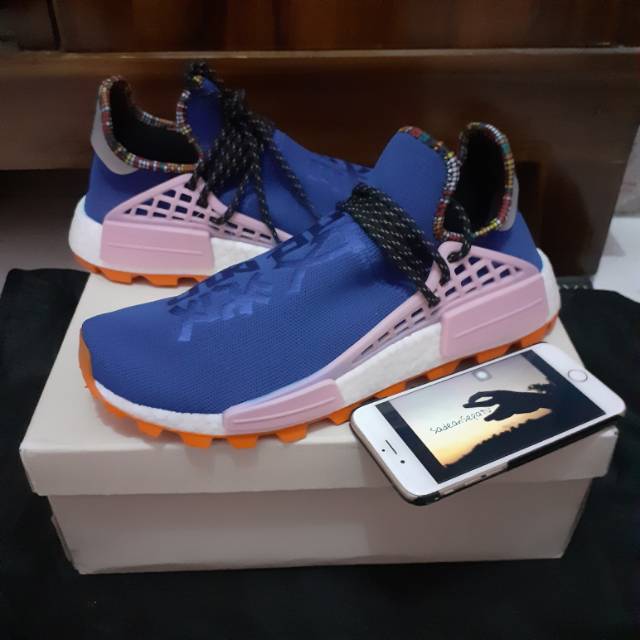 Adidas NMD HU X Pharrell Williams Inspiration Pack Blue Original New