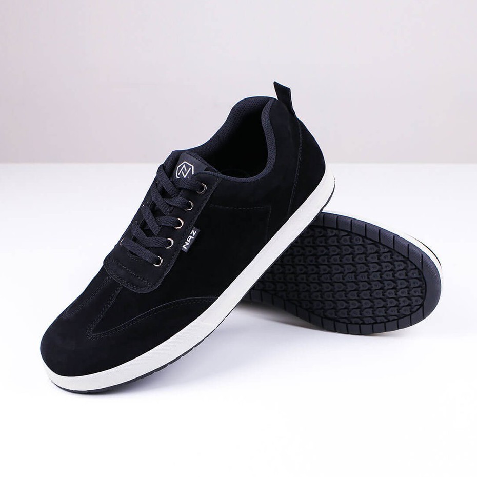 BLACK SUEDE SERIES |ManNeedMe x NAZ| Sepatu Sneakers Pria Casual Shoes ORIGINAL