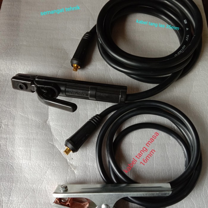 Tang - Paket Set/Tang Las&Tang Masa&Kabel 3Mtr Tang Las Listrik 16Mm