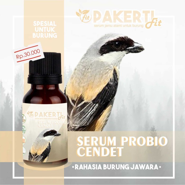VITAMIN BURUNG PAKERTI SERUM PROBIO VIT SPESIAL BURUNG CENDET GACOR MAX 10 ML - KOEDAPAN BIRD SHOP