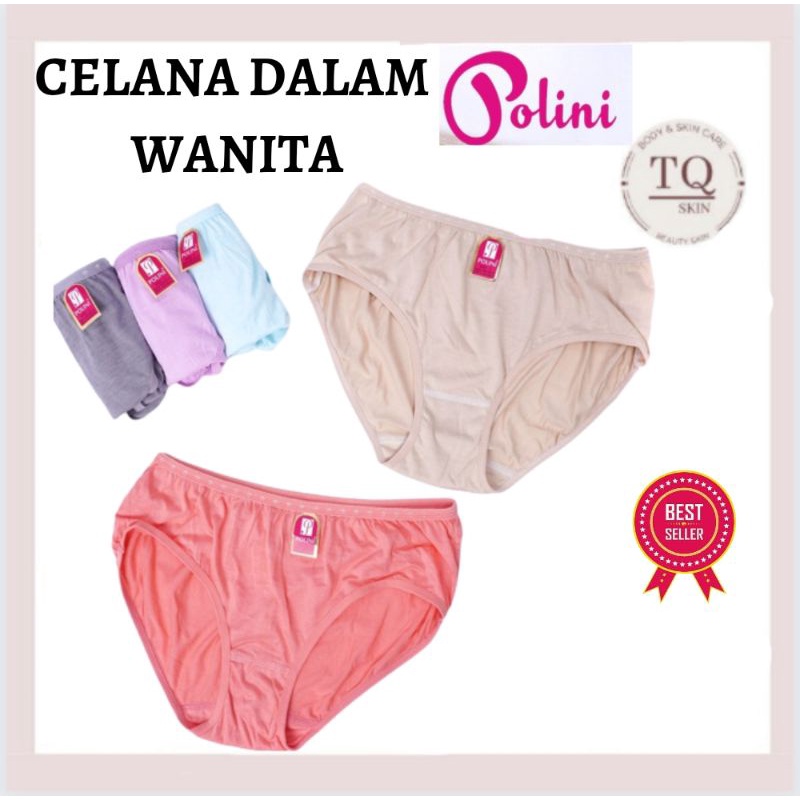 Celana Dalam Wanita Murah Polini Grosir Import Katun CD wanita celana pendek daleman bawahan underwe
