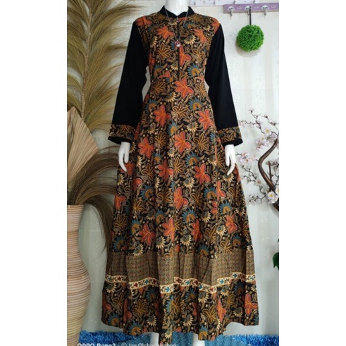 Gamis Batik Semi Sutra 2