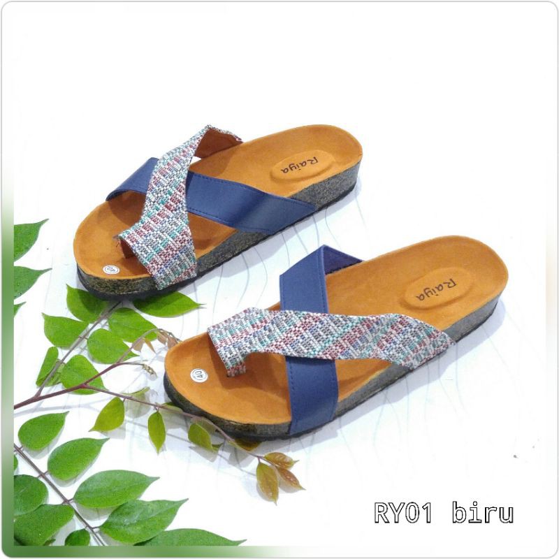 OBRAL CUCI GUDANG BORNEO RY01 dan RY12 Sendal Sandal Tali by Xavyera