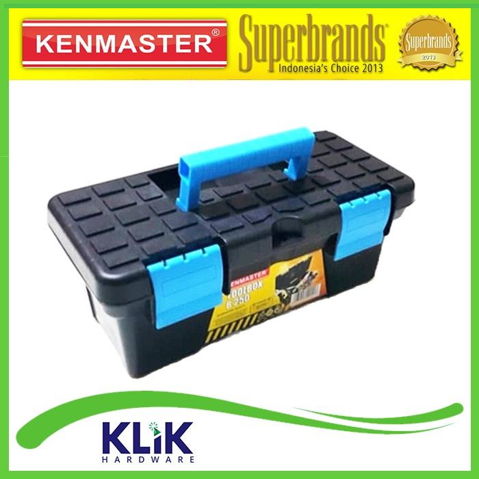 Kenmaster Tool Box Mini B 250 - Kotak Perkakas 25 x 12 x 10 cm B250