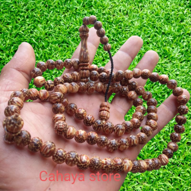 Tasbih kayu liwung merah 8mm tasbih tembus cahaya  tasbih kayu liwung macan asli tasbih kayu liwung 