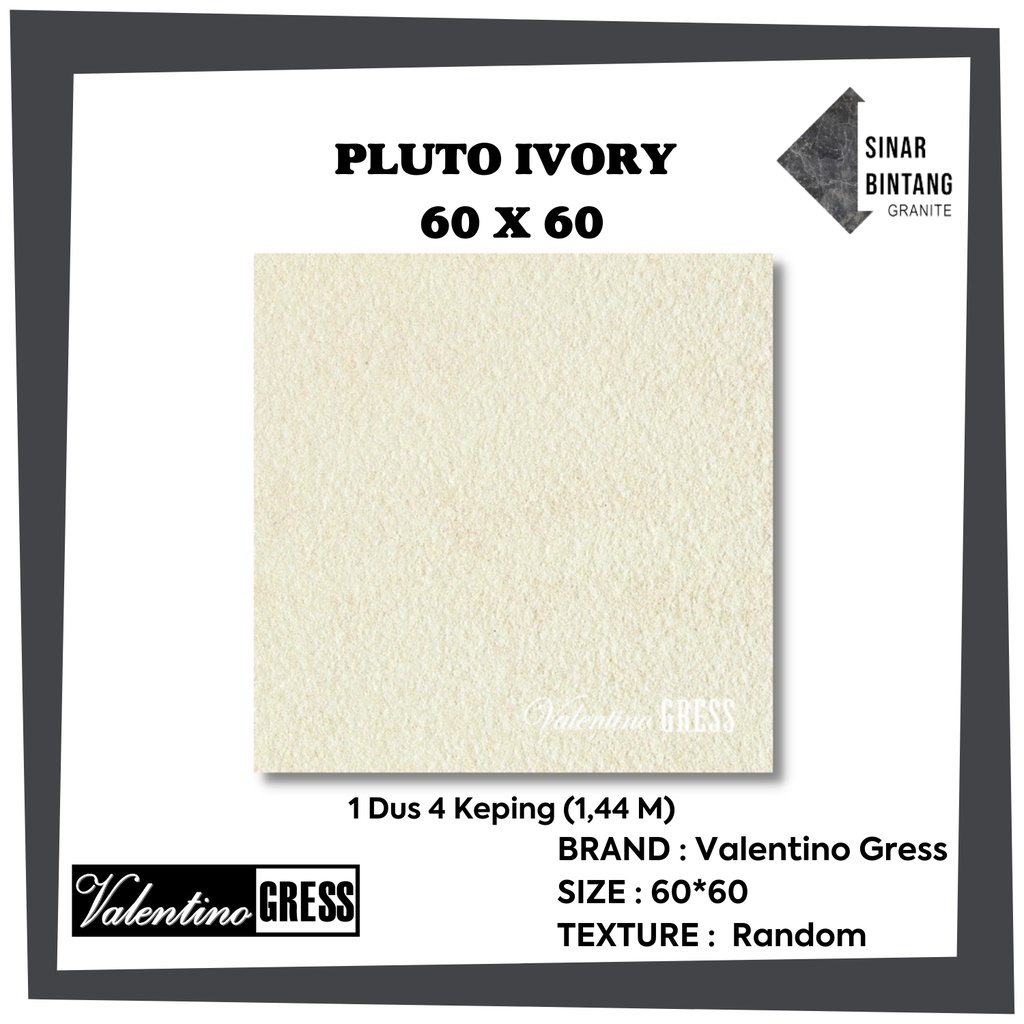 Granit 60 X 60 | Granit Lantai Pluto Ivory VALENTINO GRESS