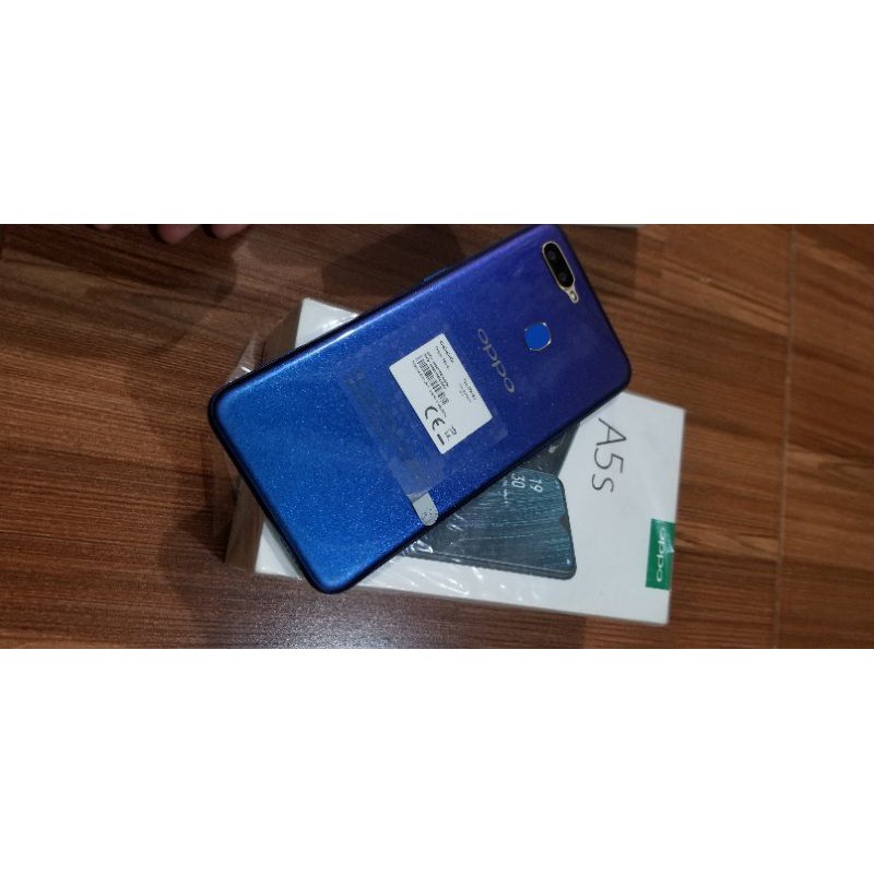 Oppo A5S 3/32 fullset second termurah