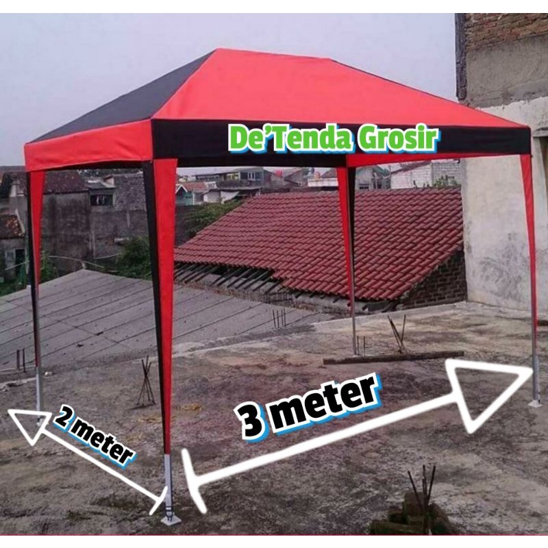Tenda Jualan Waralaba 2x3m bukan tenda lipat