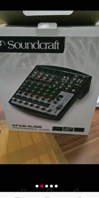 Mixer soundxraft Efx-8 4 USB  8channel