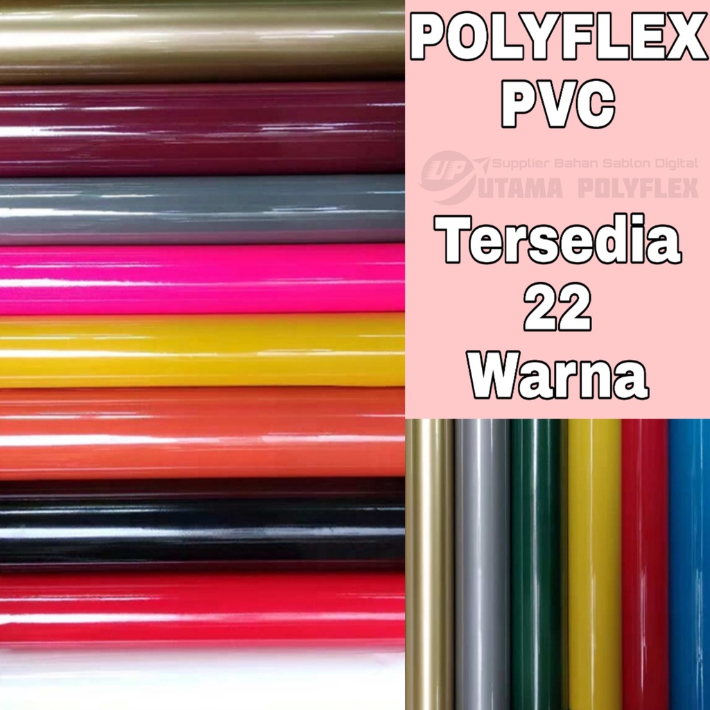 

Polyflex PVC Korea Best Seller / Bahan Sablon Poliflex / Polyflek