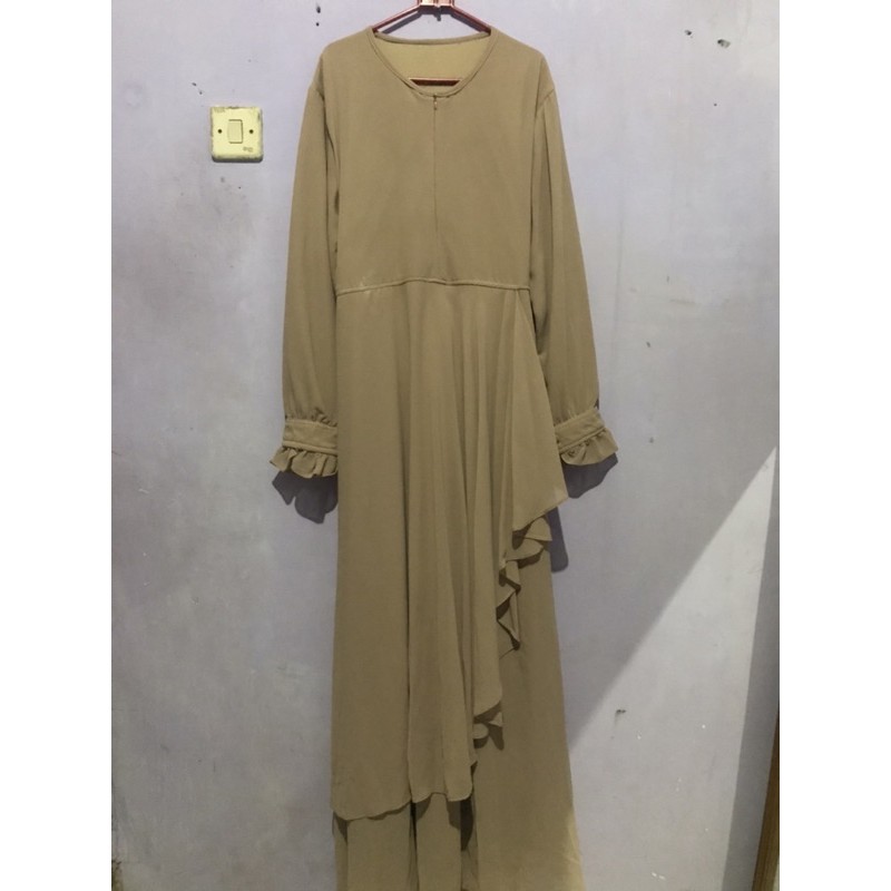 Preloved Gamis Ceruti Lipit by sabinabyselly