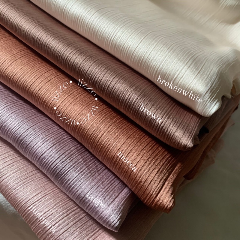 (READY) PASHMINA SILK TEKSTURED PREMIUM || PASHMINA CRINKLE SLIKY PREMIUM-1