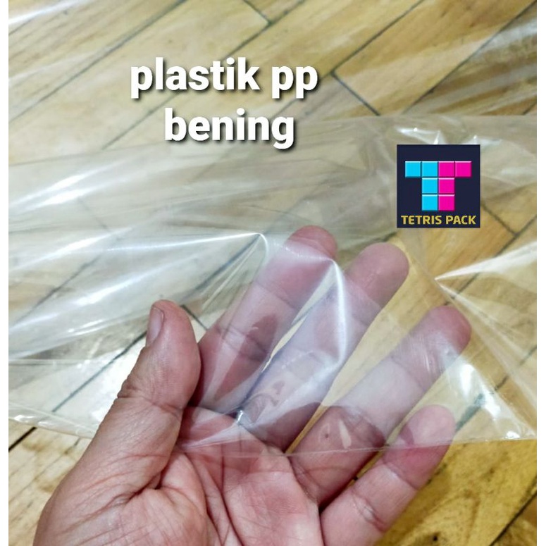 plastik pp roll bening 20 cm